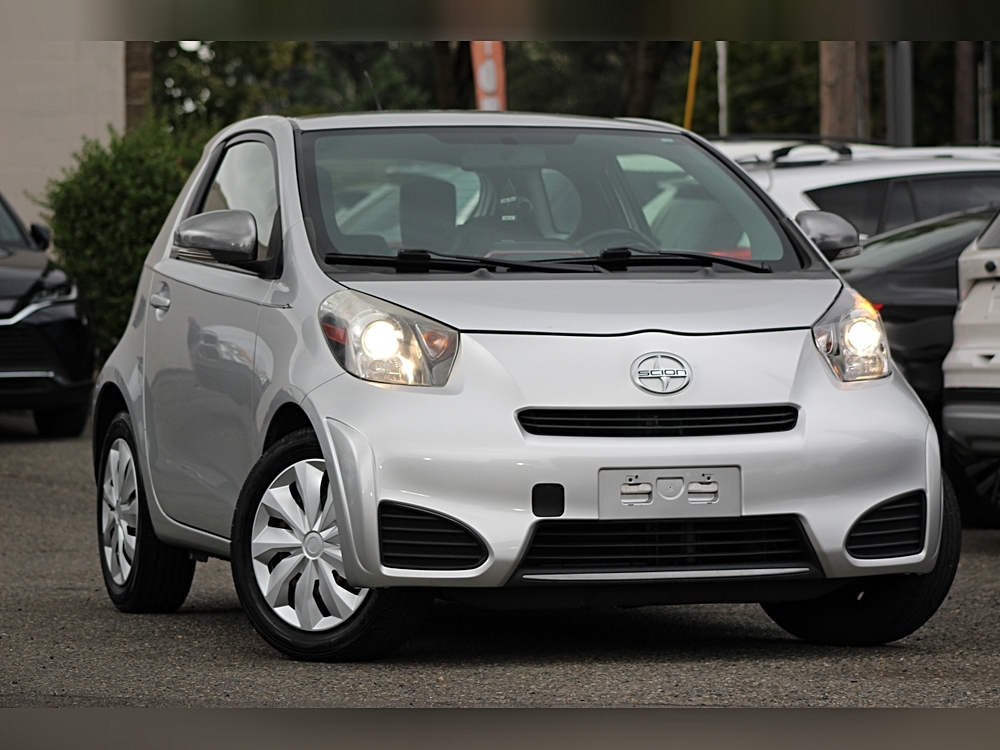 Silver 2012 Scion iQ Hatchback Front-Wheel Drive Automatic