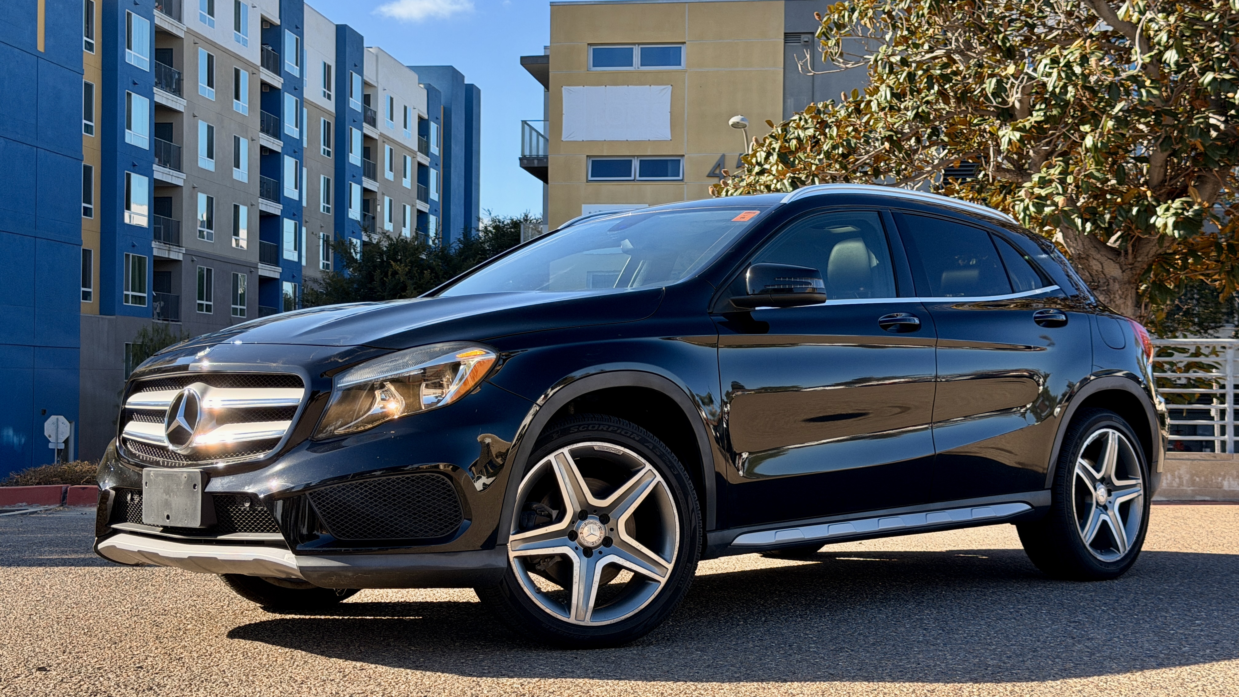 Night Black 2015 Mercedes-Benz GLA SUV / Crossover All-Wheel Drive Manual