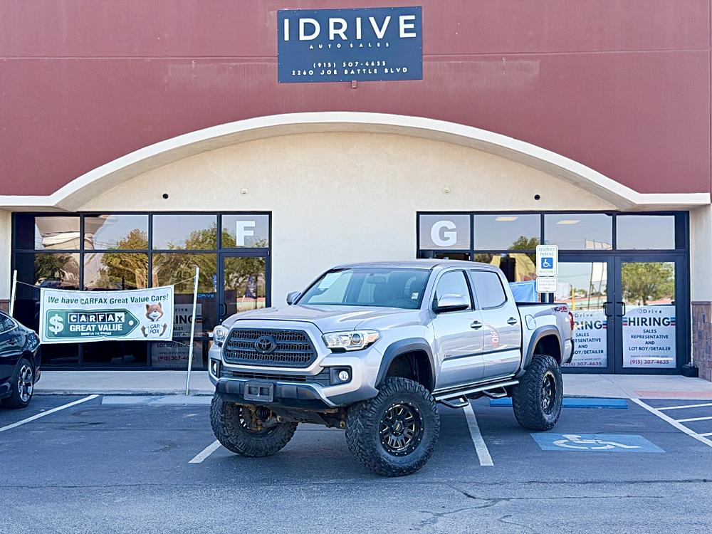 Silver 2017 Toyota Tacoma Pickup Truck Four-Wheel Drive Automatic