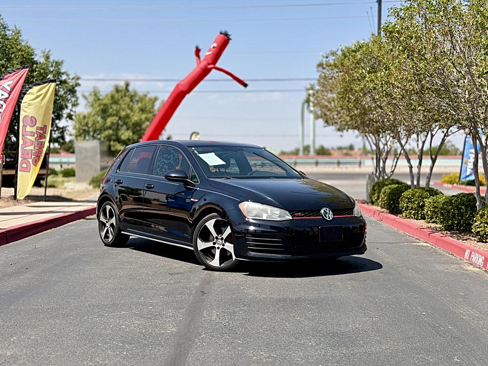 Black 2015 Volkswagen Golf GTI Hatchback Front-Wheel Drive Manual